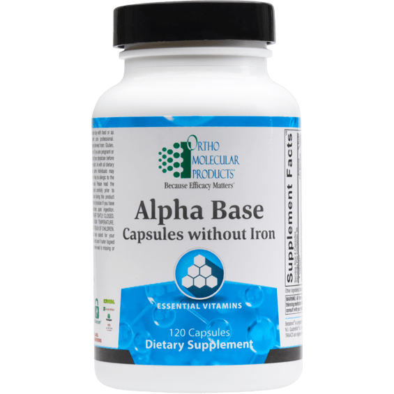 Alpha Base capsules without iron