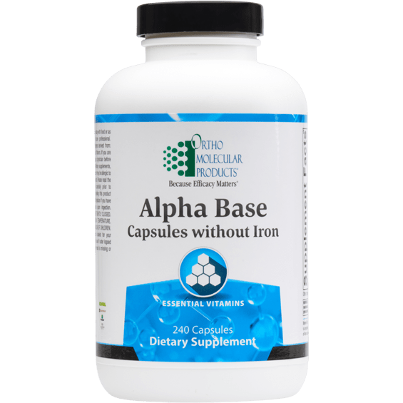 Alpha Base Capsules without Iron 240