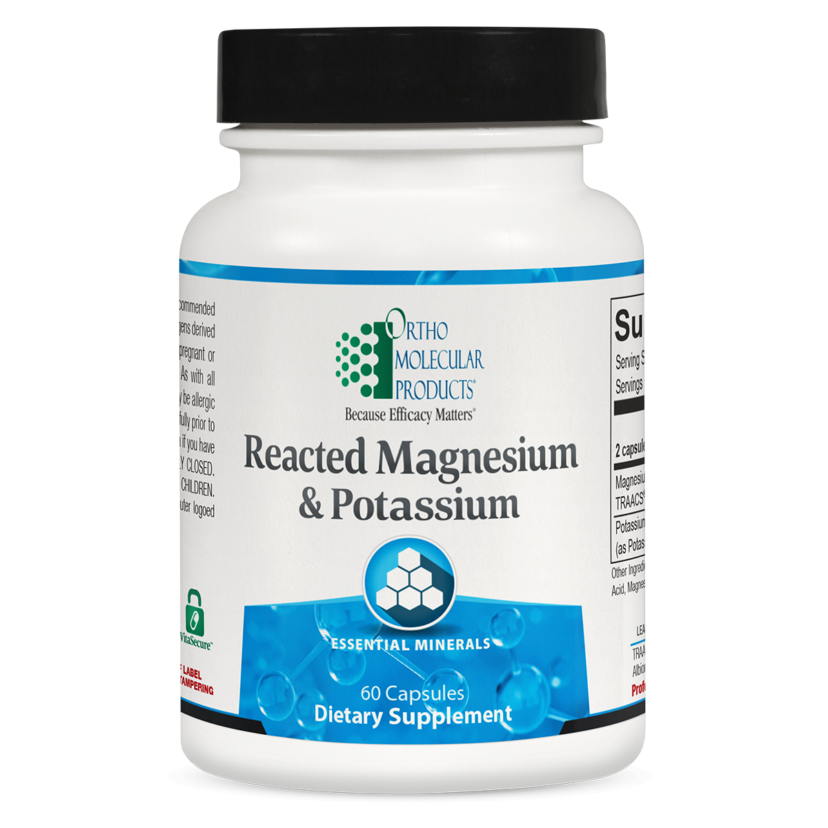 reacted magnesium & potassium